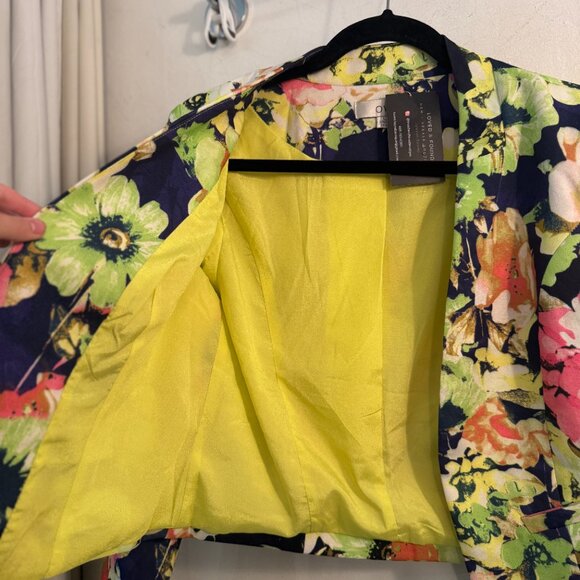 Ovi jacket green florals - Picture 3 of 4